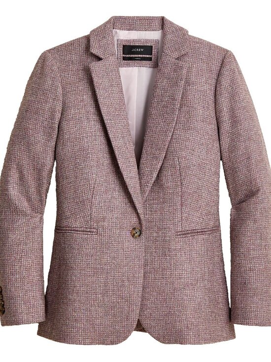 J. Crew Jackets & Blazers - NWT J.Crew Parke Blazer in Gray Camel Pink English Birdseye Twill-Wool Jacket 6